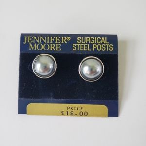Vintage Jennifer Moore Pierced Earrings NEW